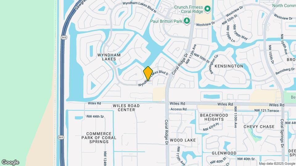 11833 NW 47th Mnr Map and Location Details