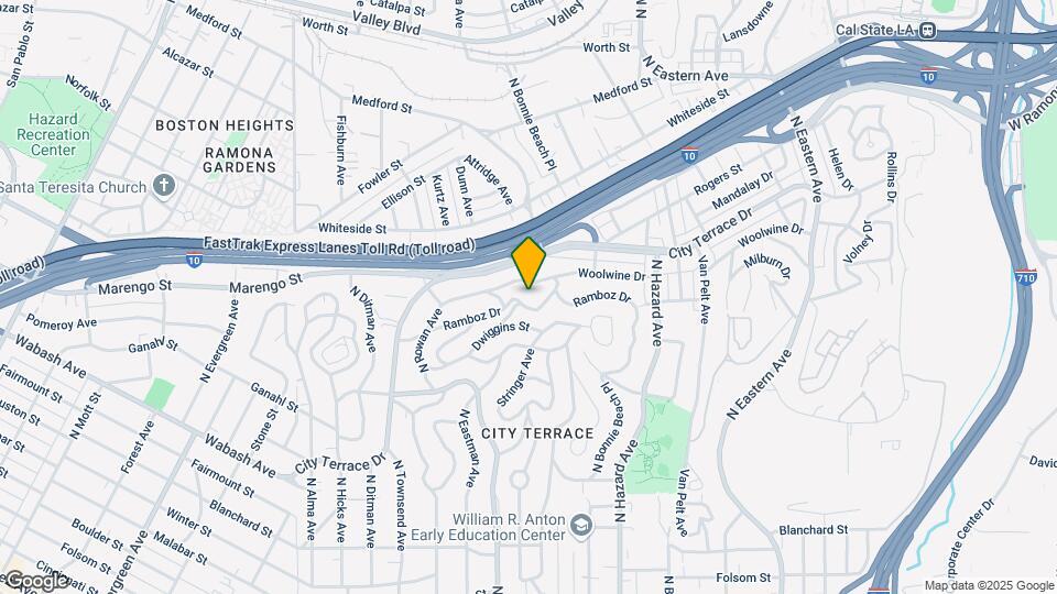 3801 Ramboz Dr Map and Location Details