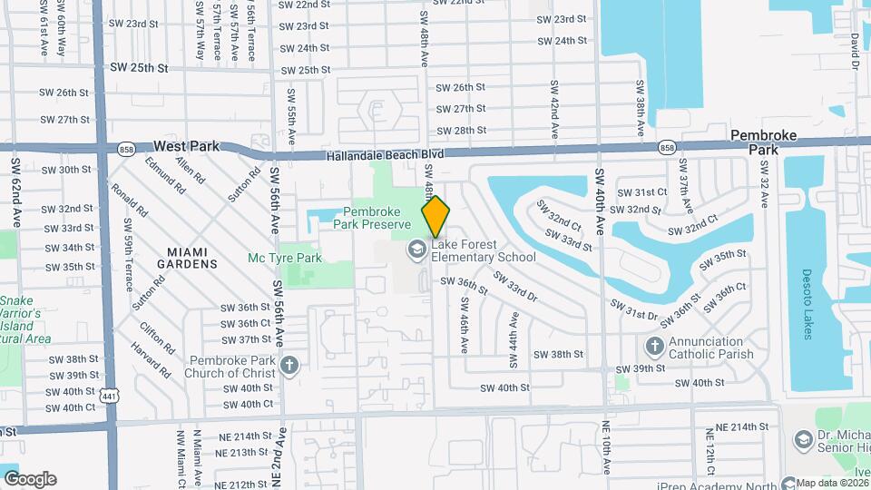 3401 SW 48th Ave Map and Location Details