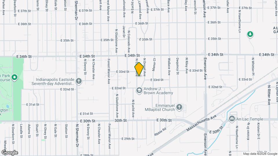 3235 N Euclid Ave Map and Location Details