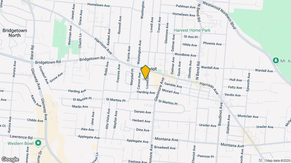 3713 Lovell Ave Map and Location Details