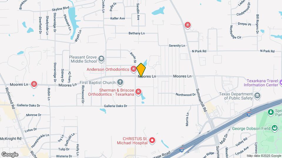 2913 Moores Ln Map and Location Details