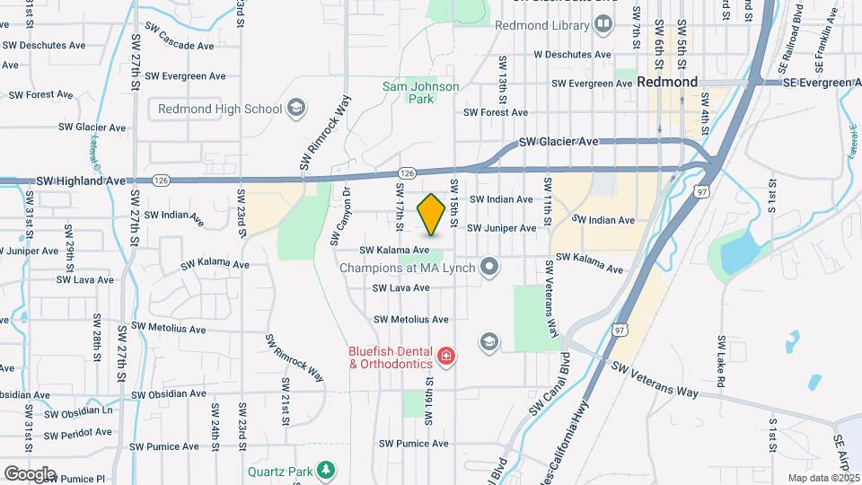 1549 SW Kalama Ave Map and Location Details