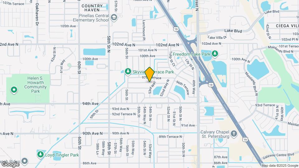 5340 96th Terrace N Map and Location Details