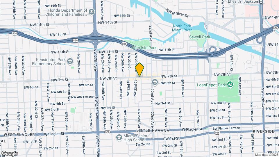 2300 NW 7th St-Unit -104 Map and Location Details