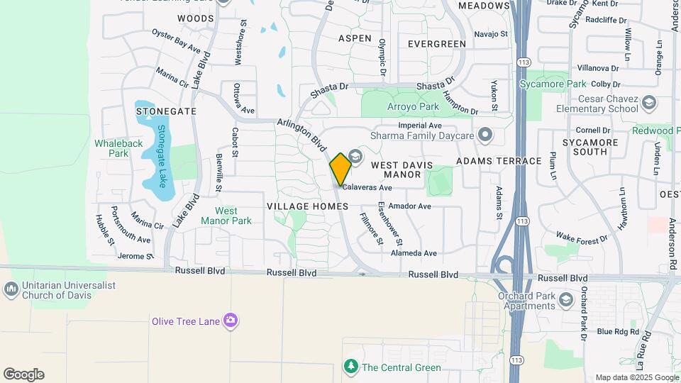 2242 Calaveras Ave Map and Location Details