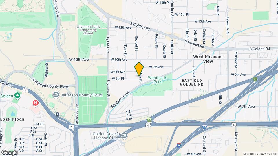 16833 W 8th Pl Map and Location Details