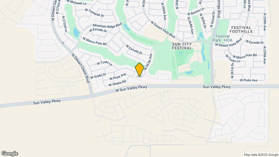 26756 W Piute Ave Map and Location Details