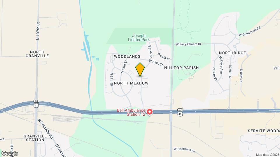 9011 N 95th St Map and Location Details