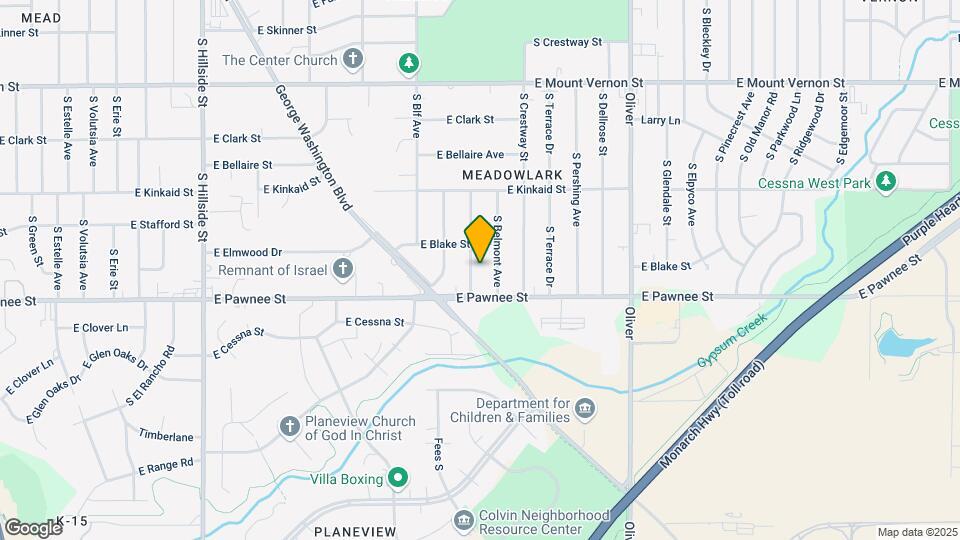 2326 S Broadview St Mapa y Detalles de la Ubicación