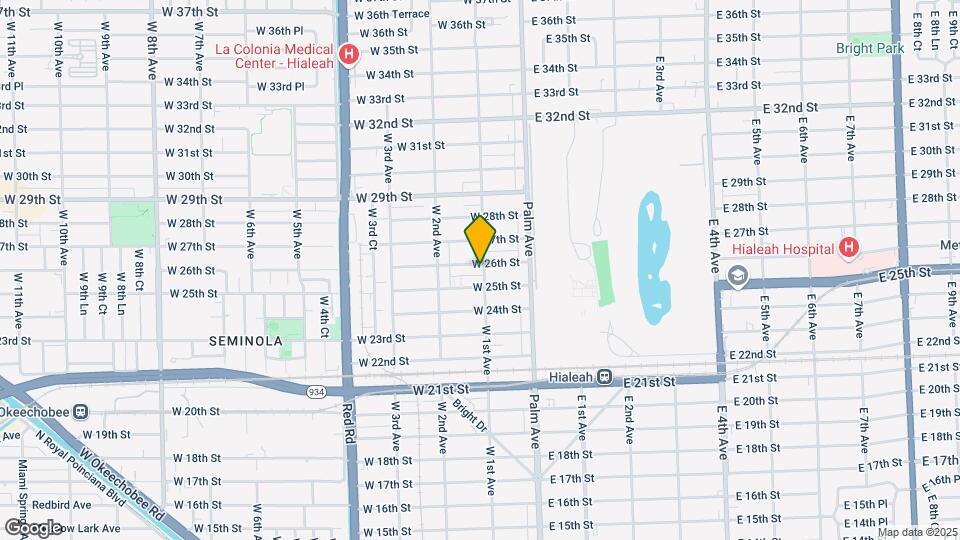 100 W 26th St Map and Location Details