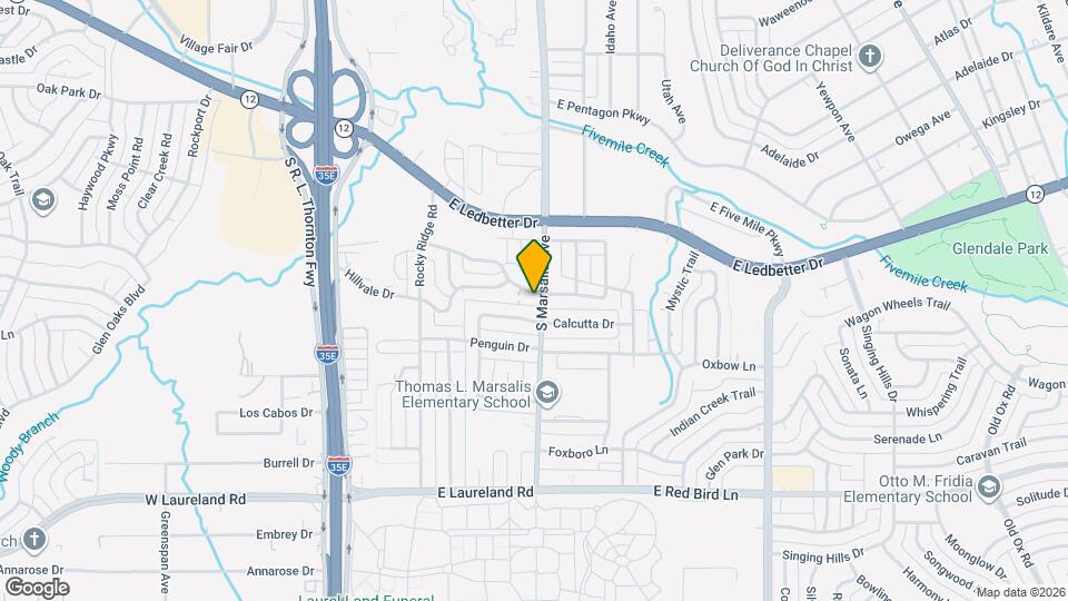 630 Woodacre Dr Map and Location Details