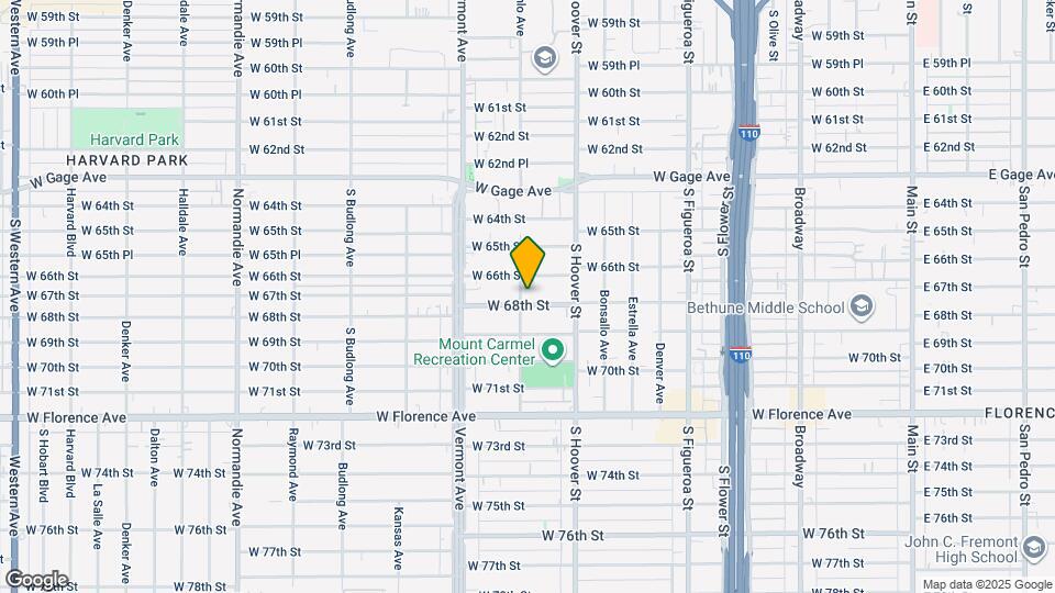 6612 Menlo Ave Map and Location Details