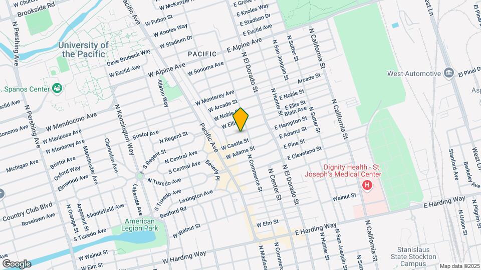 28 W Geary St Mapa y Detalles de la Ubicación
