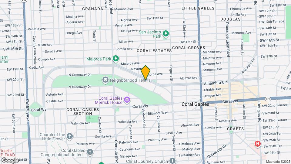 736 Alhambra Cir Map and Location Details