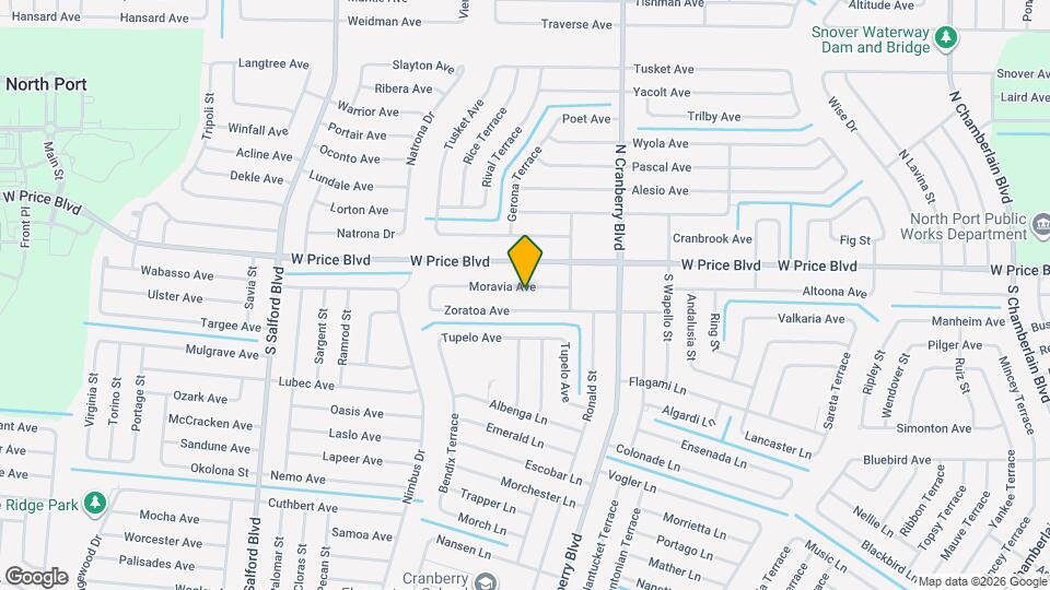 3291 Moravia Ave Mapa y Detalles de la Ubicación