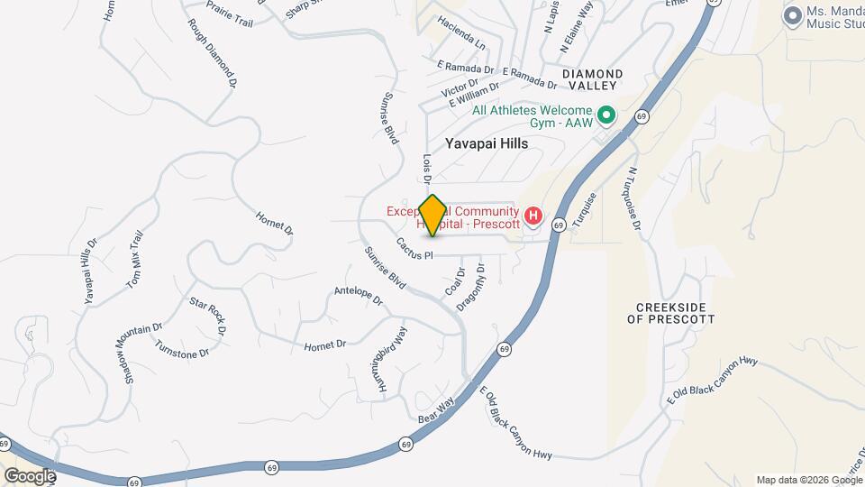 4523 E Robin Dr Map and Location Details