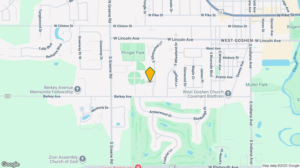 517 S Silverwood Ln Map and Location Details