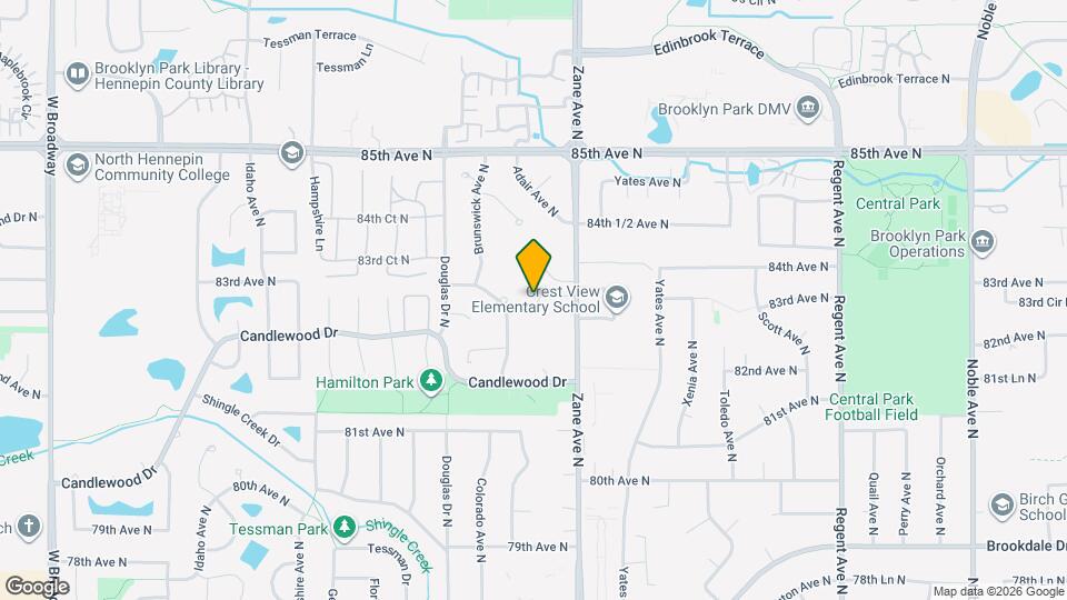 8239 Zane Ct N Map and Location Details