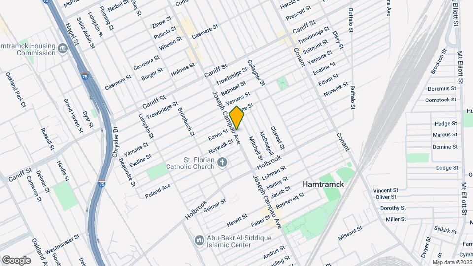 9618 Joseph Campau St, Unit 9618 2S Map and Location Details