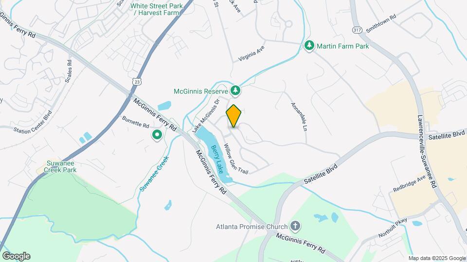 3361 Lake McGinnis Dr Map and Location Details