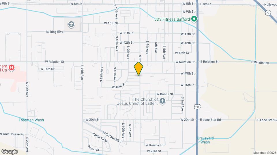 803 Navajo Ln Mapa y Detalles de la Ubicación