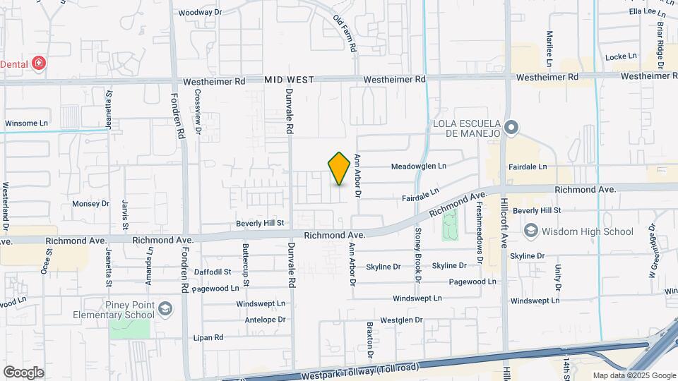 3122 Skyrock Dr Map and Location Details
