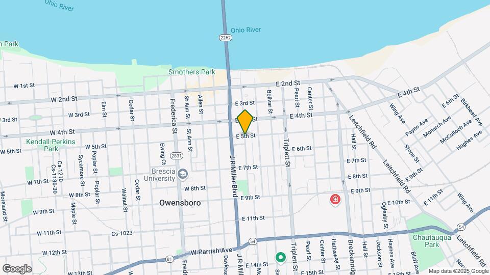 607 Crittenden St Map and Location Details