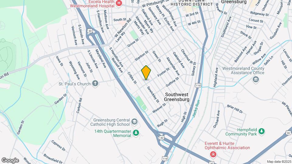 537 Sewickley St, Unit #3 Map and Location Details
