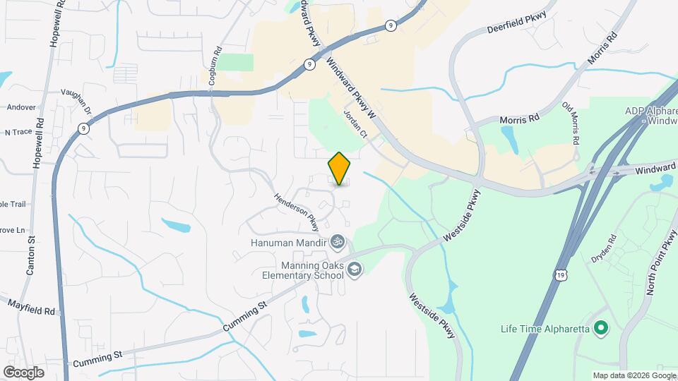 4055 Whitehall Way Map and Location Details