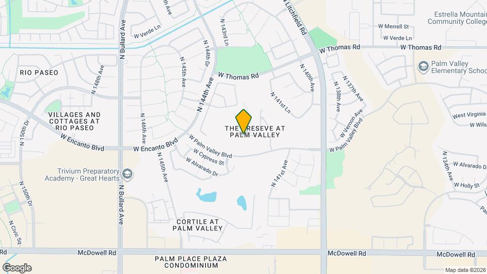 14261 W Harvard St Map and Location Details