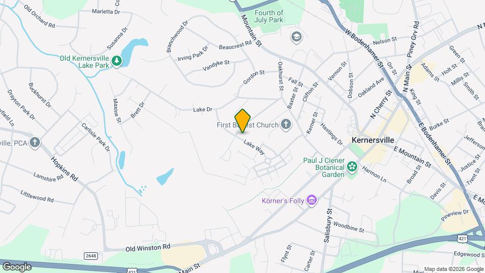 548 Lake Way Map and Location Details