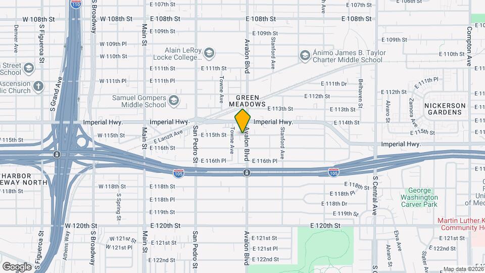 416 E 115th St Map and Location Details