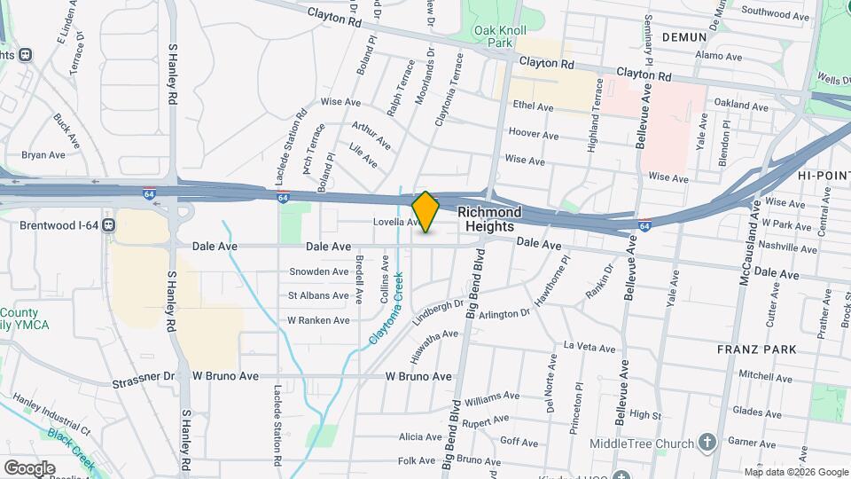 7569 Dale Ave Map and Location Details