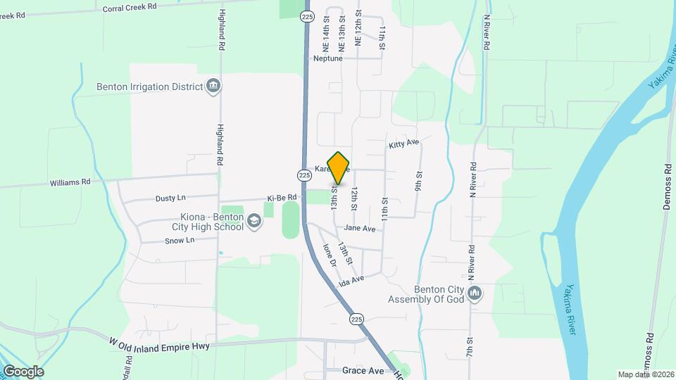 1212 13th St Map and Location Details