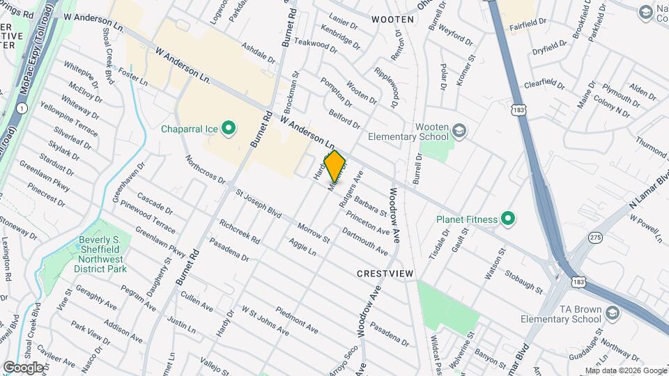 7813 Mullen Dr Map and Location Details