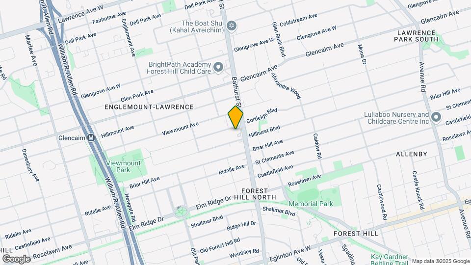 2700 Bathurst Street Map and Location Details