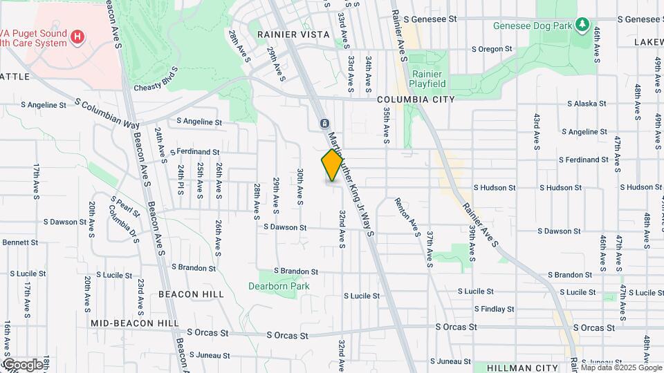 3104 S Hudson St Map and Location Details