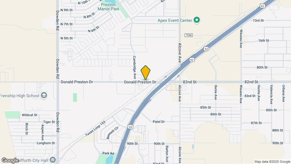 1222 Donald Preston Dr Map and Location Details