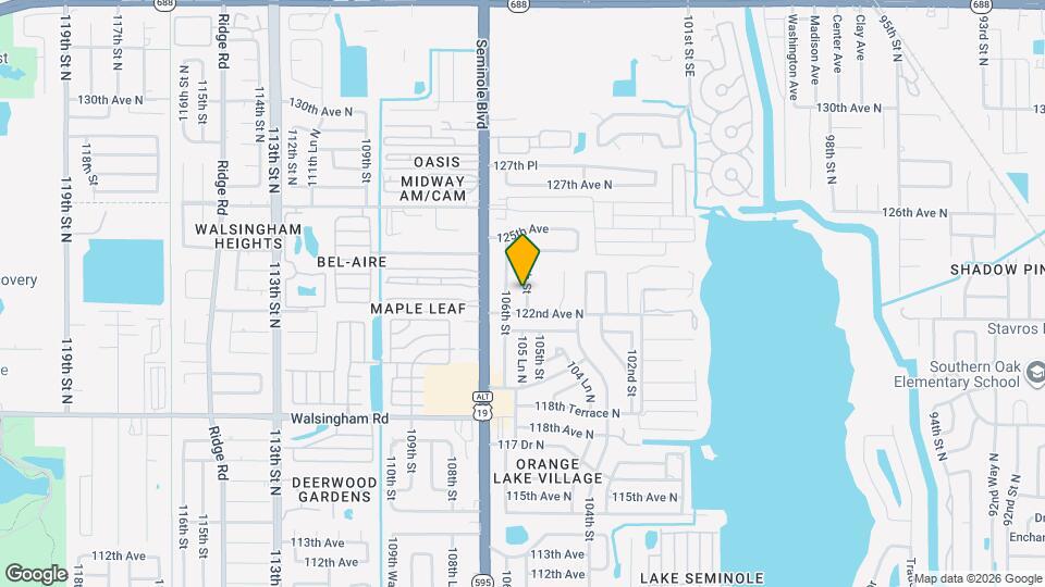 12208 105th St, Unit 1 Map and Location Details