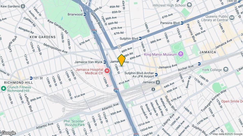 89-28 138th Pl Mapa y Detalles de la Ubicación