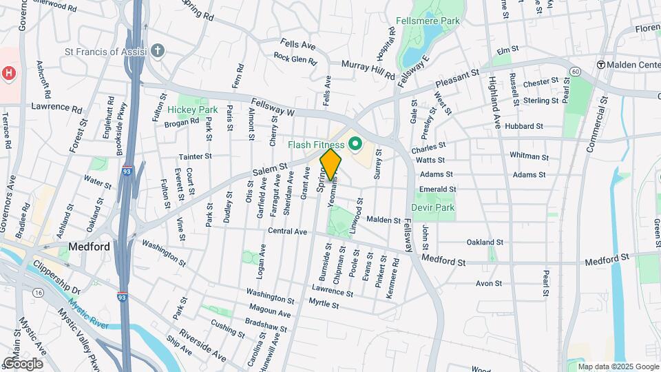 17 Emerald St, Unit #1 Map and Location Details