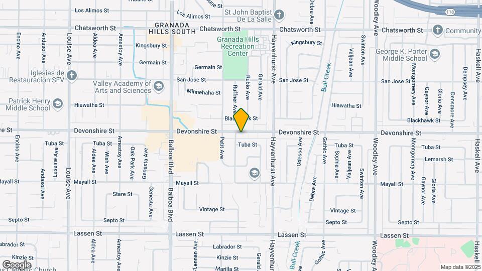 Chateau 16700 Devonshire Apartments, LLC Map and Location Details