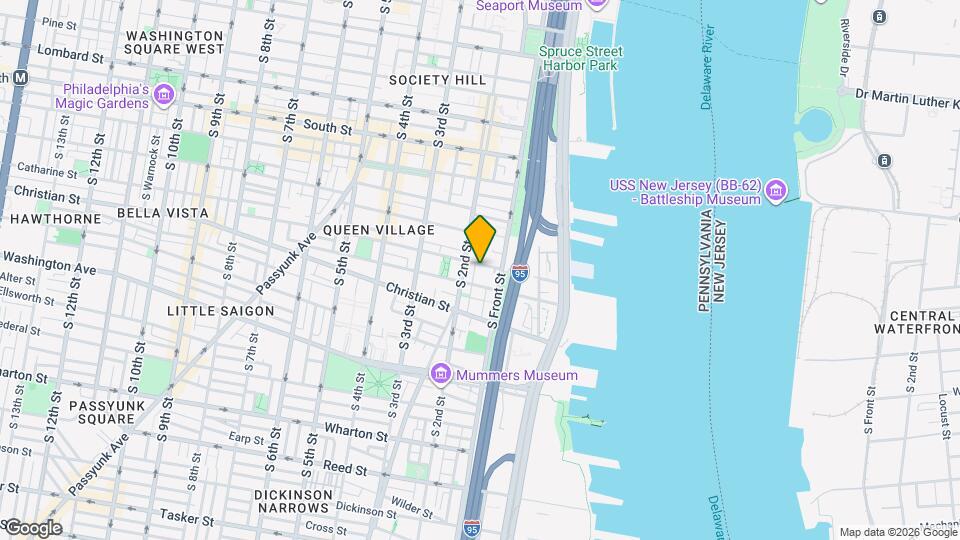 124 Catharine St Map and Location Details