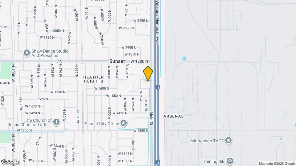 36 1600 N Map and Location Details