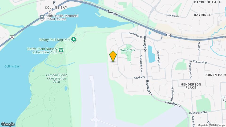 551 Sackville Crescent Map and Location Details