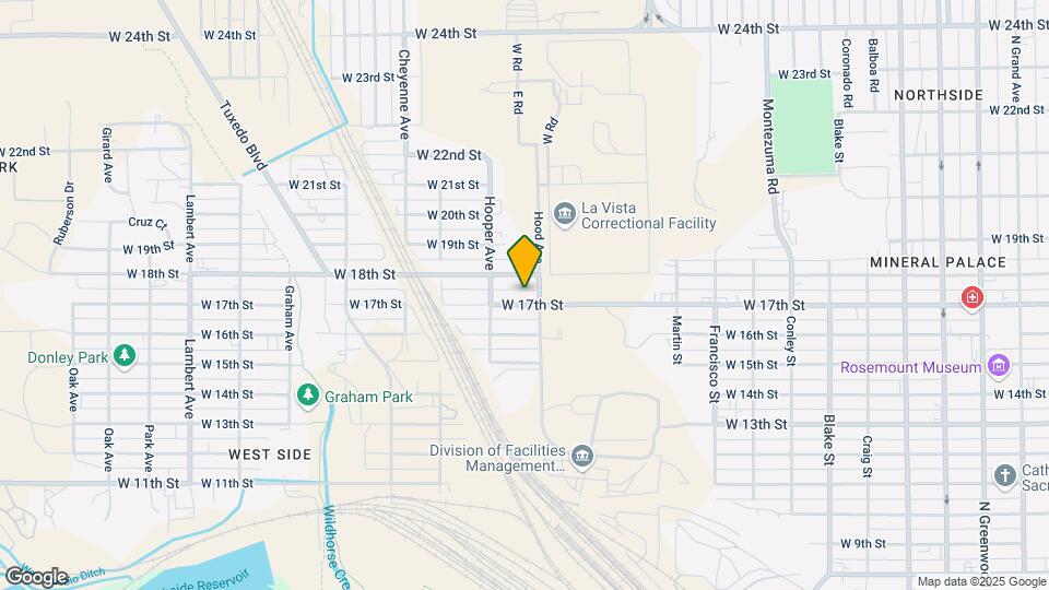 1507 W 17th St Map and Location Details