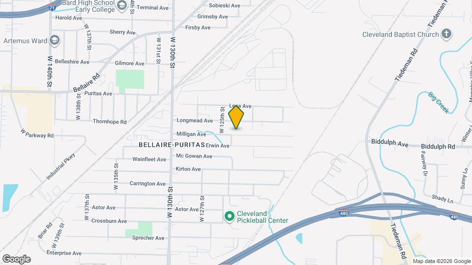 12302 Milligan Ave Mapa y Detalles de la Ubicación