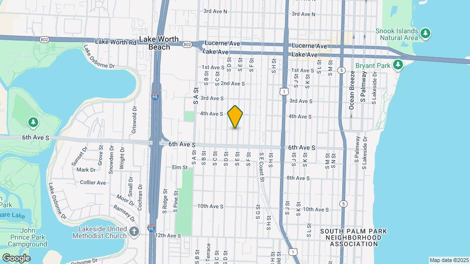 503 S E St Map and Location Details