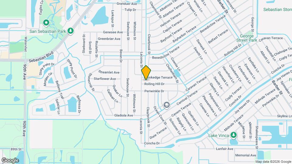 795 Rolling Hill Dr Map and Location Details